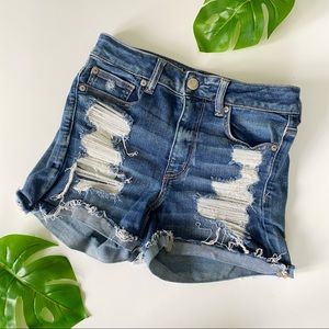 American eagle super stretchy, high-rise shorts